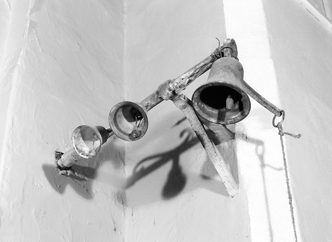 campanello d'altare multiplo - manifattura salentina (primo quarto sec. XX)