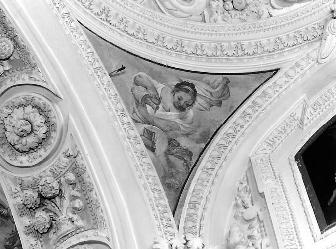 figura allegorica femminile (dipinto) - ambito salentino (prima metà sec. XVIII)