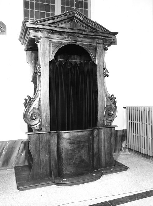 confessionale, serie - ambito salentino (seconda metà sec. XIX)