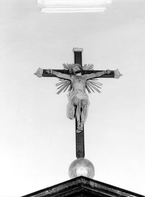 Cristo crocifisso (crocifisso) - ambito Italia meridionale (seconda metà sec. XIX)