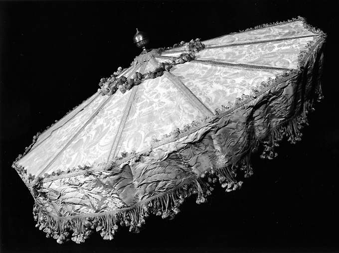 ombrellino processionale - manifattura Italia meridionale (sec. XIX)