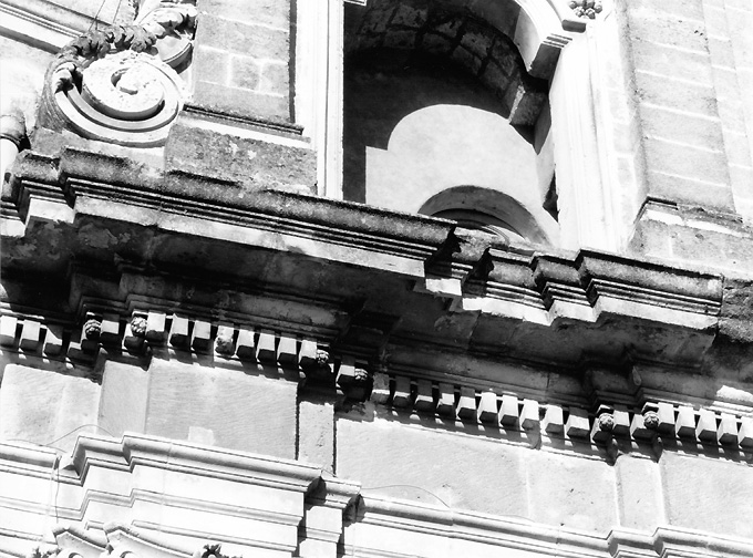 cornice architettonica - ambito salentino (sec. XVIII)