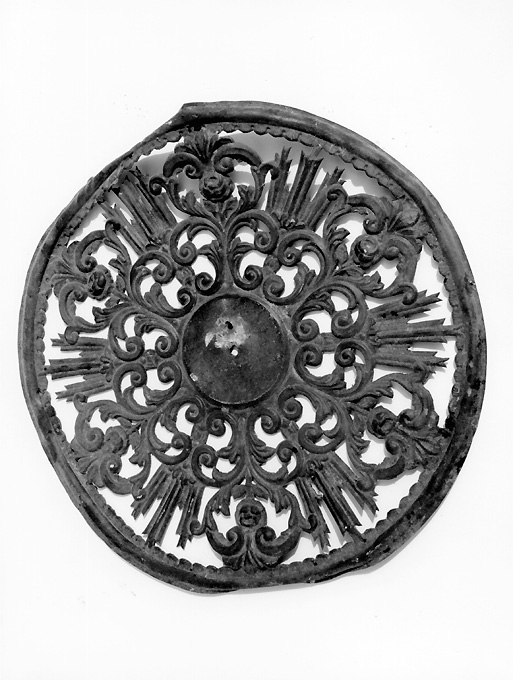 aureola di statua, serie - manifattura salentina (sec. XVII)