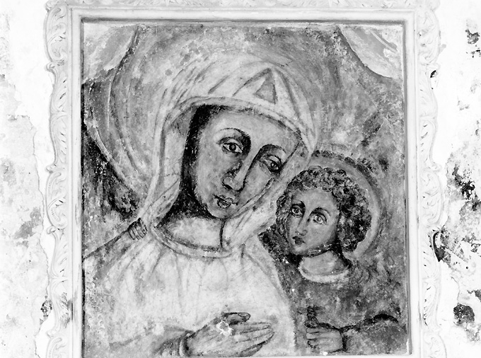 Madonna con Bambino (dipinto) - ambito salentino (sec. XIX)