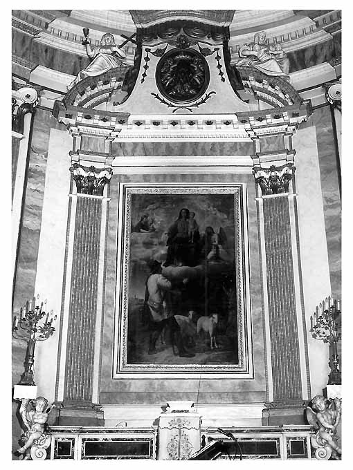 mostra architettonica d'altare - ambito Italia meridionale (fine/inizio secc. XVIII/ XIX)