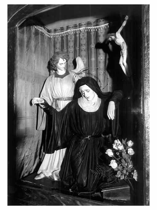 Santa Rita da Cascia (gruppo scultoreo) - ambito salentino (fine/inizio secc. XIX/ XX)