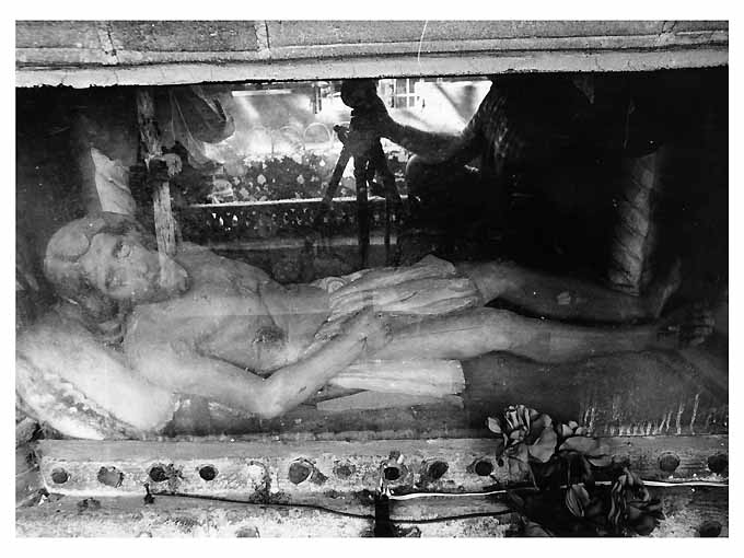 Cristo morto (statua) - ambito salentino (terzo quarto sec. XX)