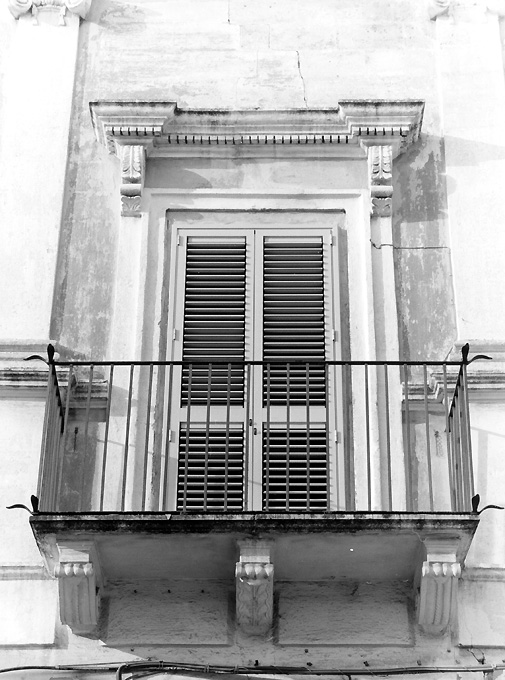 balcone - ambito pugliese (seconda metà sec. XVIII)