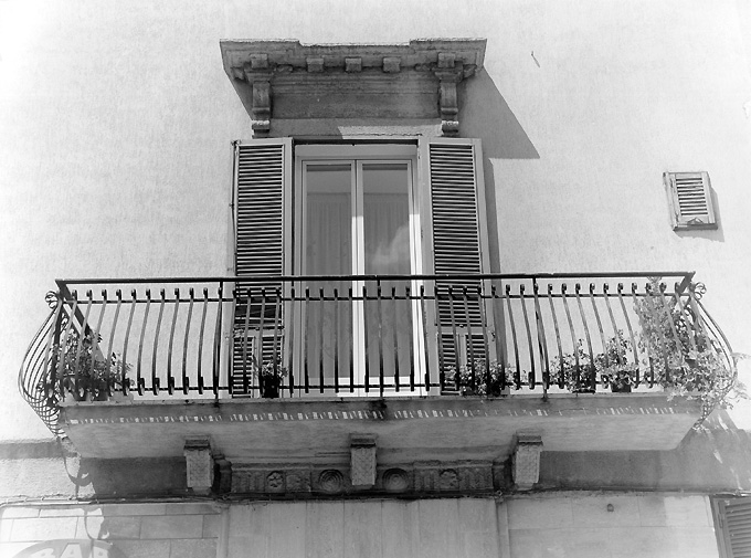 balcone, serie - ambito pugliese (sec. XVII)