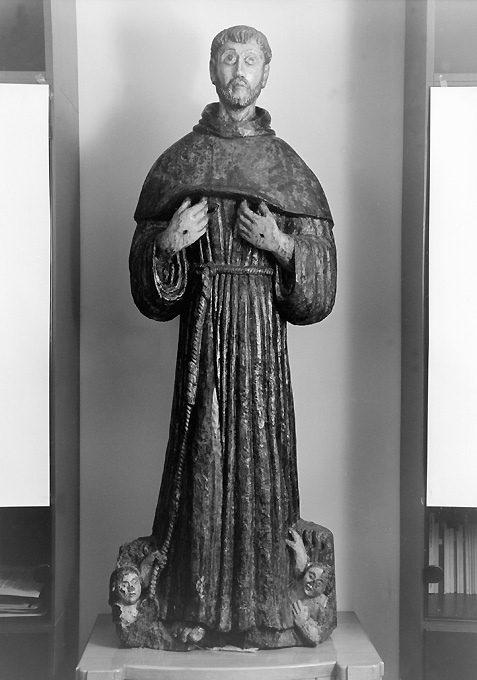 San Francesco d'Assisi (statua) - ambito pugliese (secc. XVI/ XVII)