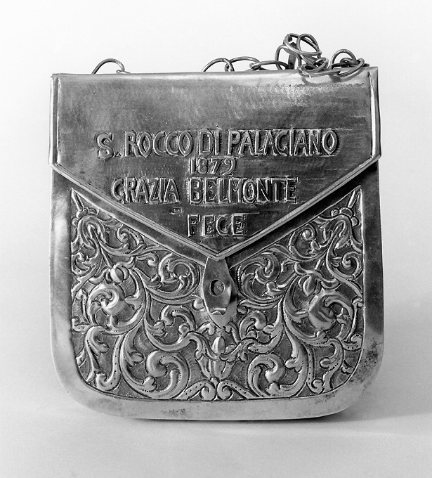 borsa di pellegrinaggio, elemento d'insieme di V. S (sec. XIX)