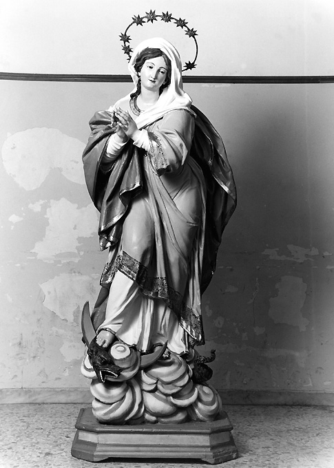 Madonna Immacolata (statua) - ambito napoletano (ultimo quarto sec. XVIII)