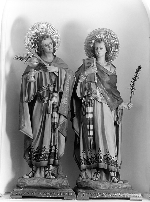 San Damiano (statua, elemento d'insieme) di Carretta Raffaele (sec. XX)