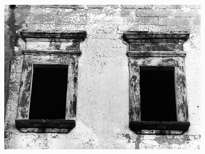 finestra, coppia - ambito pugliese (secc. XVIII/ XIX)