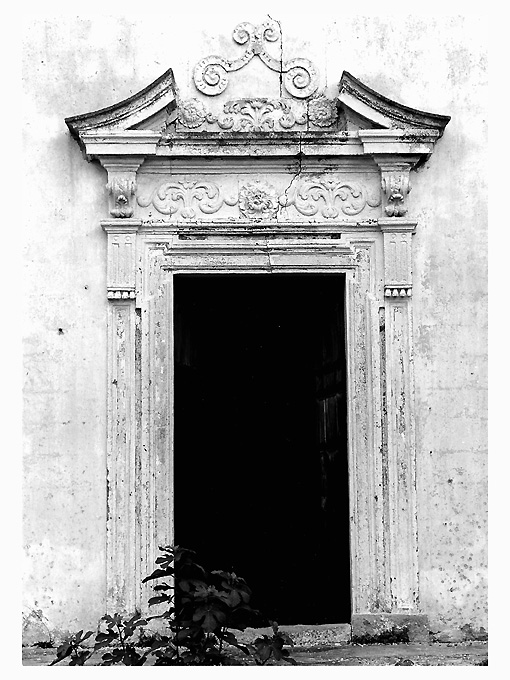 mostra di portale - ambito pugliese (secc. XVIII/ XIX)