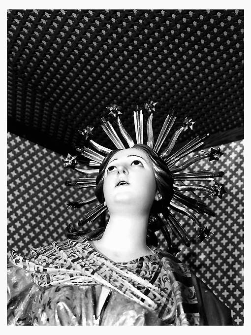 aureola di statua, coppia - ambito salentino (sec. XX)