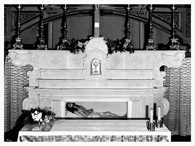 altare maggiore - ambito salentino (sec. XVIII)