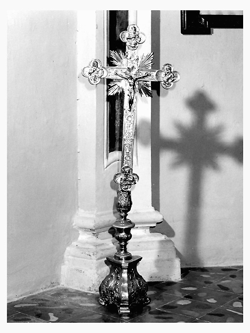 croce d'altare - produzione Italia meridionale (secc. XIX/ XX)