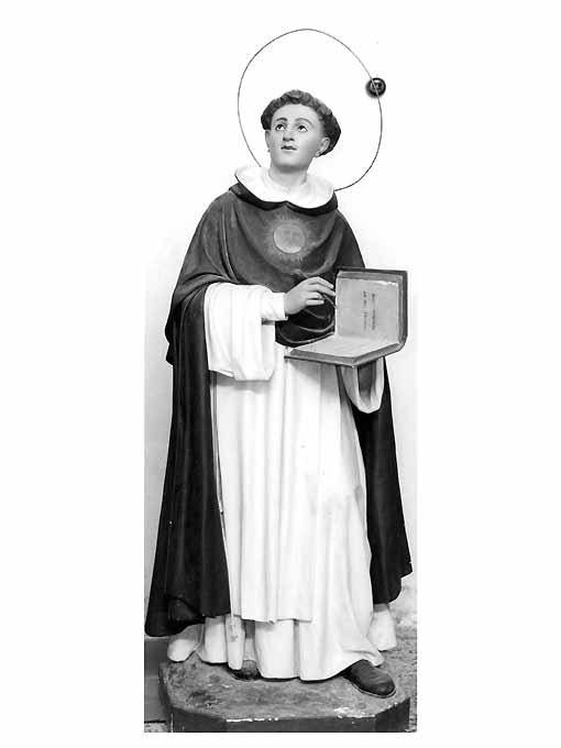 San Tommaso d'Aquino (statua) di Manzo Giuseppe - bottega salentina (sec. XX)