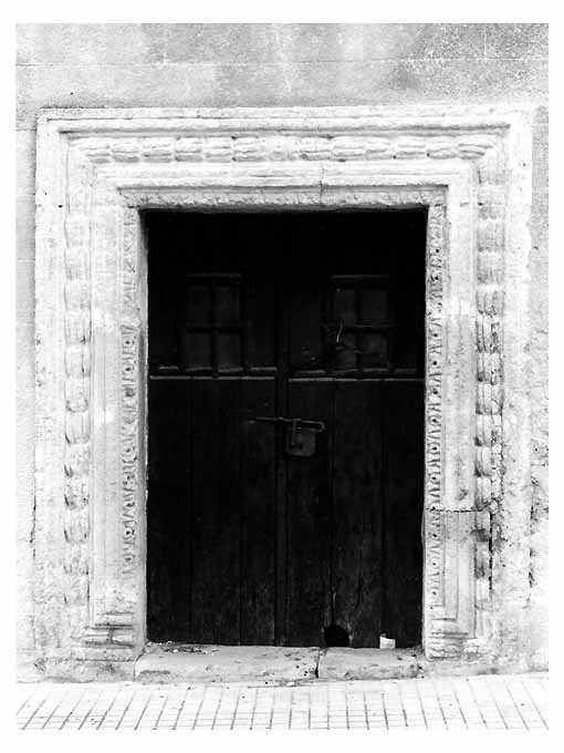 mostra di porta - ambito salentino (prima metà sec. XVII)