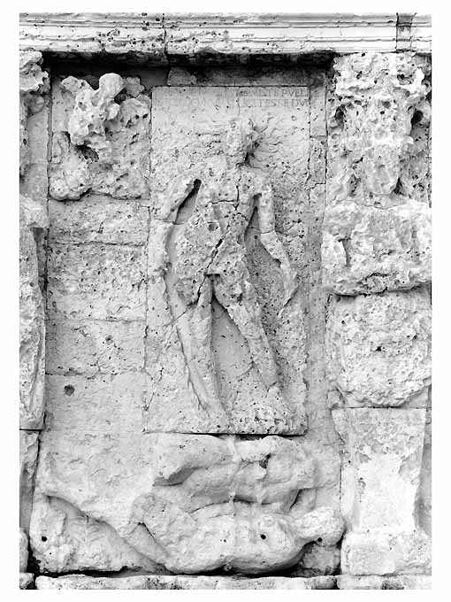 metamorfosi di Salmace con Venere e Cupido (gruppo scultoreo, elemento d'insieme) - ambito salentino (sec. XVI)