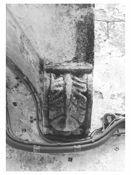 mensola - ambito salentino (prima metà sec. XIX)