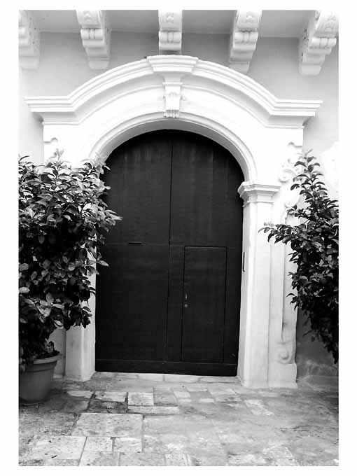 mostra di portale - ambito salentino (seconda metà sec. XVIII)