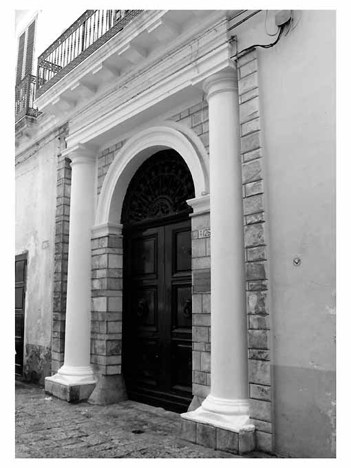 mostra di portale - ambito salentino (seconda metà sec. XIX)