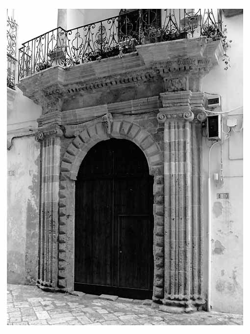 mostra di portale - ambito salentino (prima metà sec. XVIII)