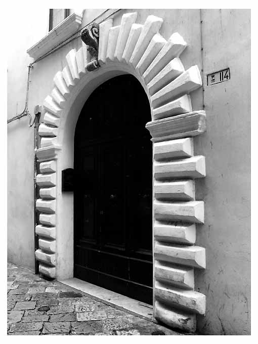 mostra di portale - ambito salentino (seconda metà sec. XVI)