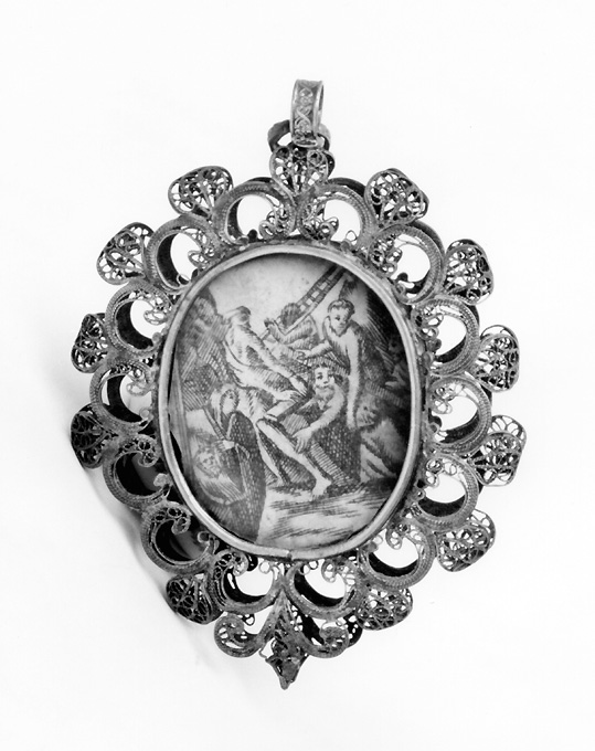 medaglia devozionale - bottega napoletana (metà sec. XVIII)