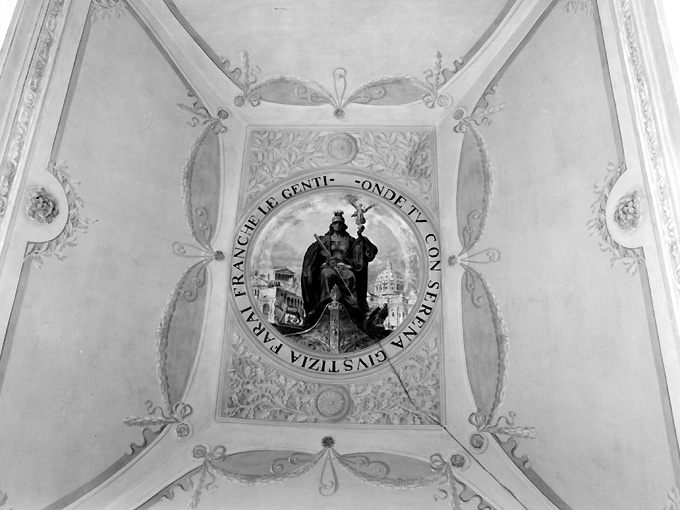 Allegoria dell'Arte pagana e Arte cristiana a Roma (dipinto) di Flora Agesilao (sec. XX)