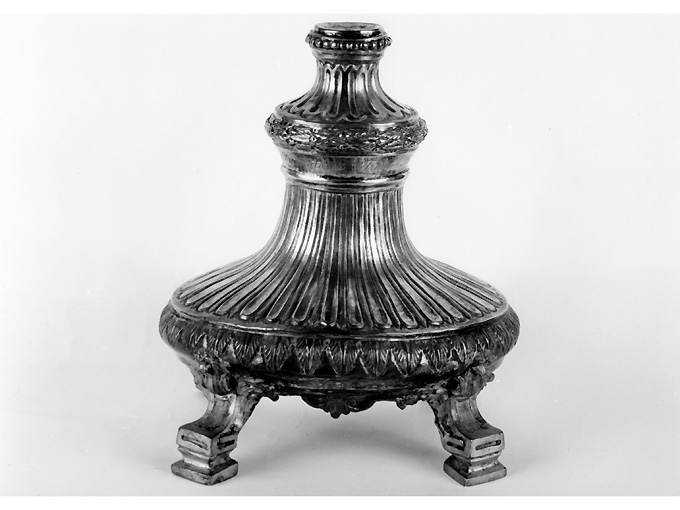 base di ostensorio - manifattura napoletana (sec. XIX)