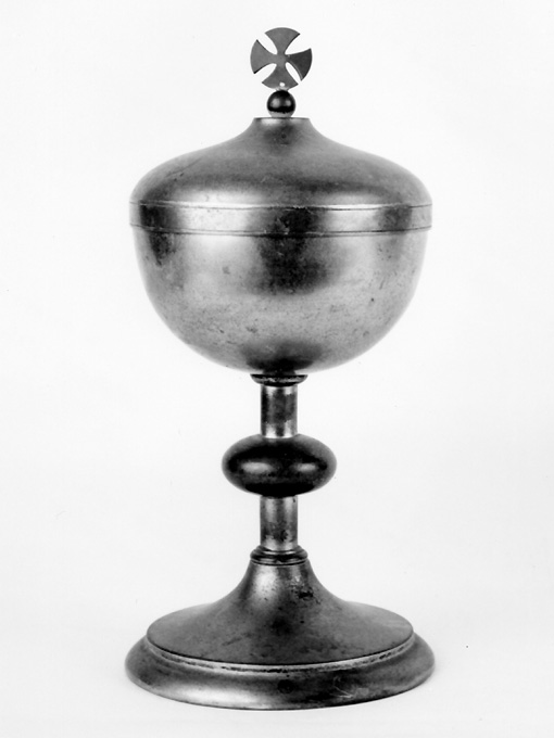 pisside - manifattura italiana (metà sec. XX)