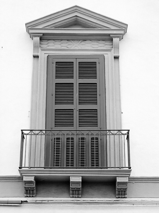 mostra di finestra - produzione salentina (metà sec. XIX)