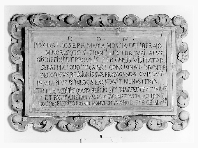 lapide - ambito leccese (sec. XVIII)