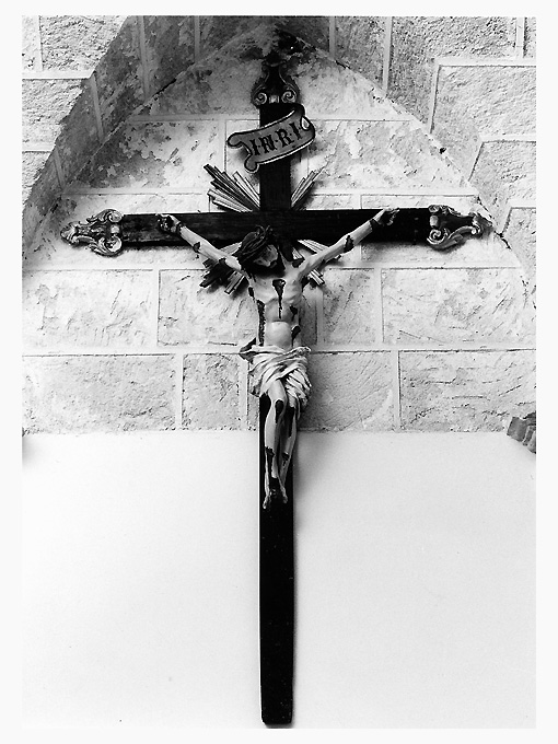 Cristo crocifisso (croce processionale) - produzione salentina (sec. XVIII)