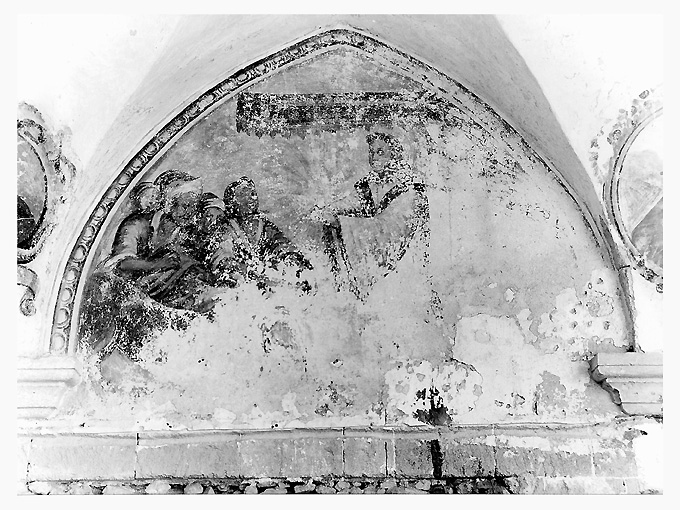 Sant'Antonio da Padova e il miracolo dell'asino (dipinto) - ambito francescano (sec. XVIII)