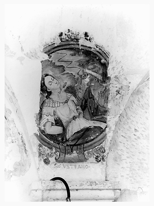 decapitazione di Santa Barbara (dipinto) di Candido Giovanni (e aiuti) (sec. XVIII)