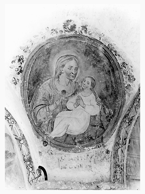 Sant'Anna e Maria bambina (dipinto) di Candido Giovanni (attribuito) (sec. XVIII)