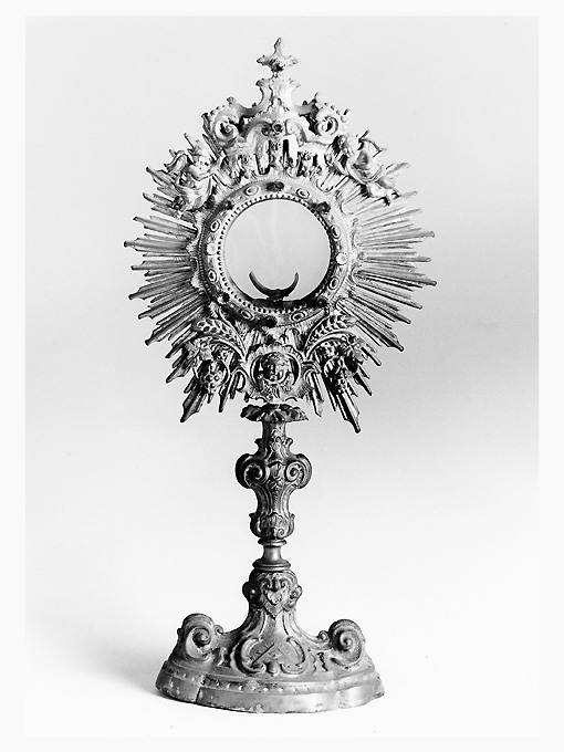 ostensorio - produzione Italia meridionale (prima metà sec. XIX)