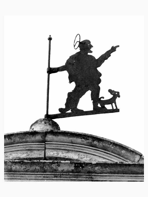 San Rocco (banderuola) - ambito salentino (sec. XIX)