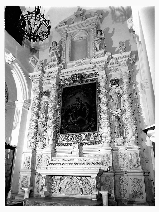 altare - ambito salentino (primo quarto sec. XVIII)