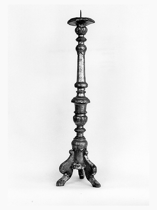 candeliere, serie - manifattura salentina (sec. XIX)