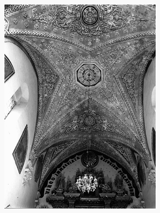 motivi decorativi a grottesche con putti (decorazione pittorica) - ambito salentino (ultimo quarto sec. XIX)