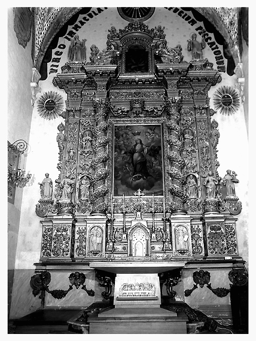 altare maggiore - ambito salentino (primo quarto sec. XVIII)