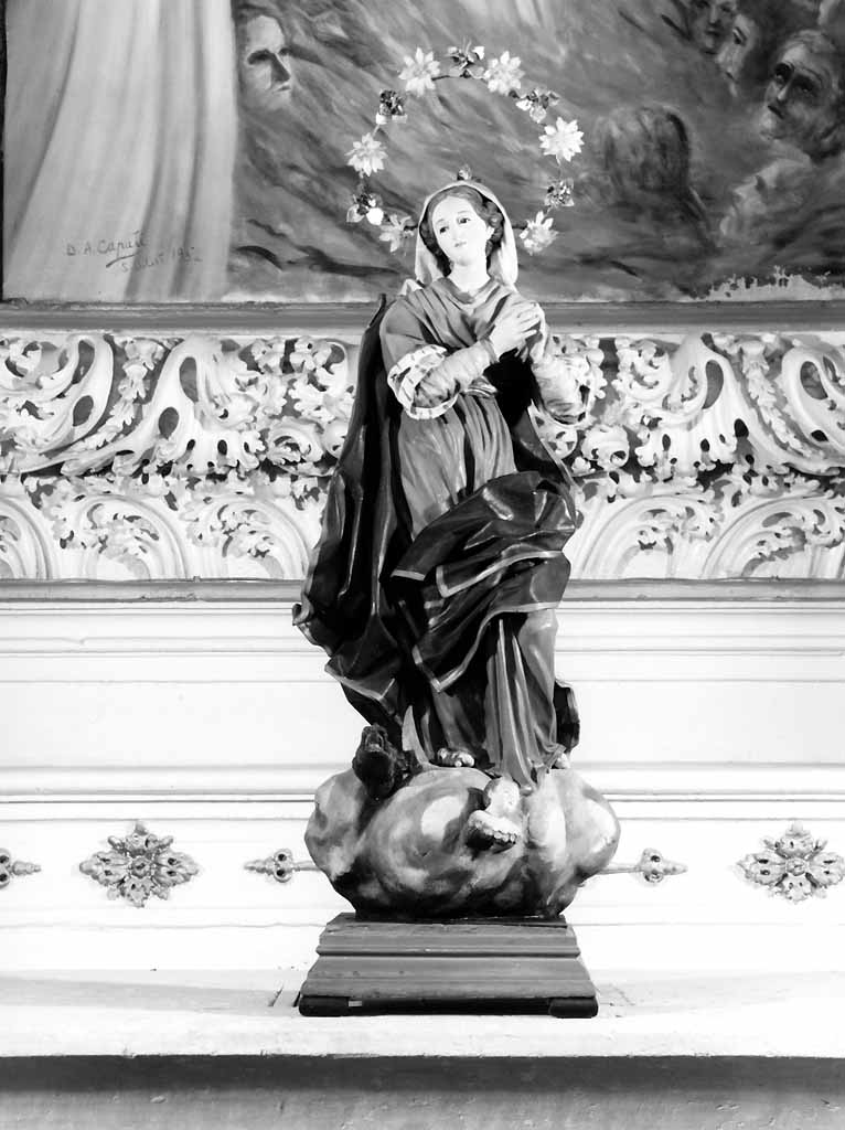 Madonna Immacolata (statua) - manifattura salentina (fine/inizio secc. XIX/ XX)