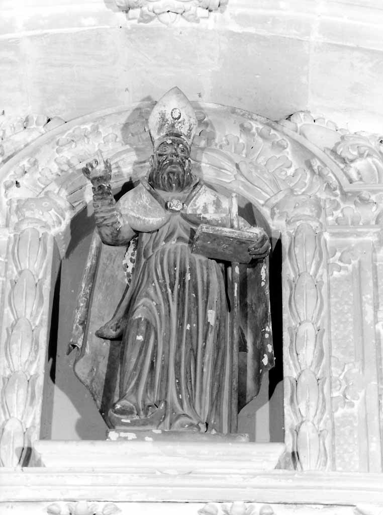 Santo vescovo (statua) - ambito salentino (sec. XVIII)