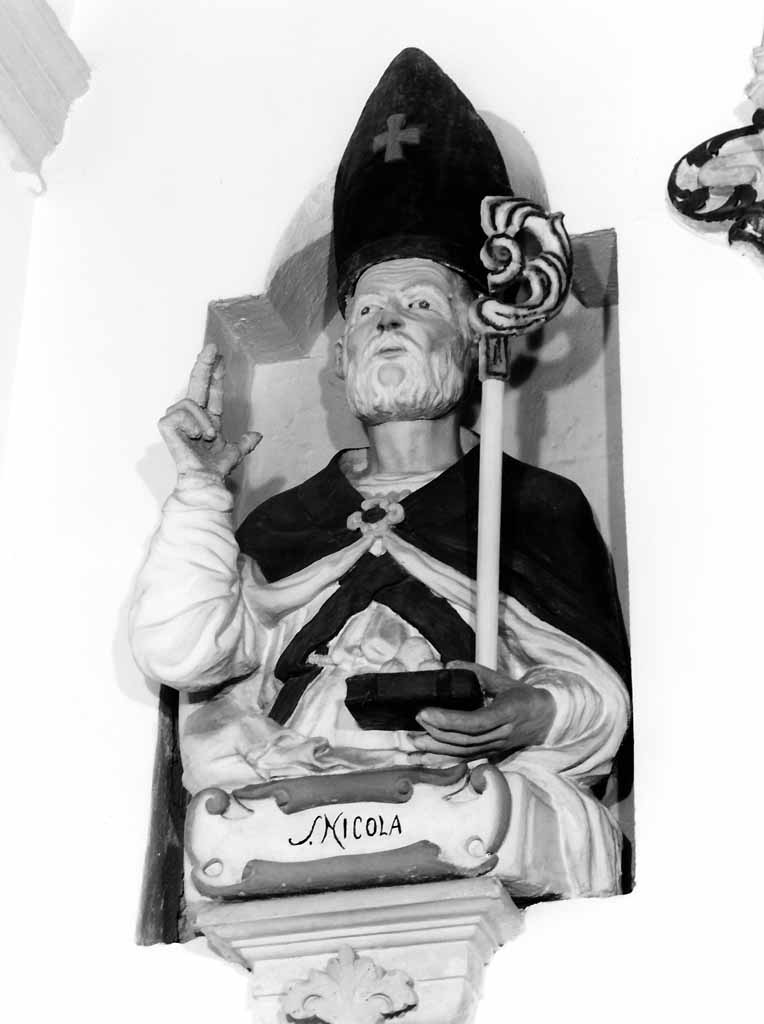 San Nicola di Bari (statua) - ambito salentino (sec. XVIII)