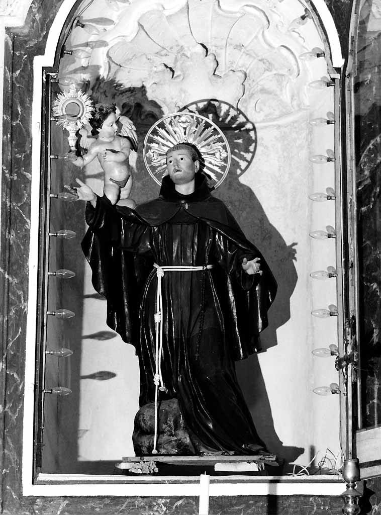 San Pasquale Baylon (statua) - ambito leccese (prima metà sec. XVIII)